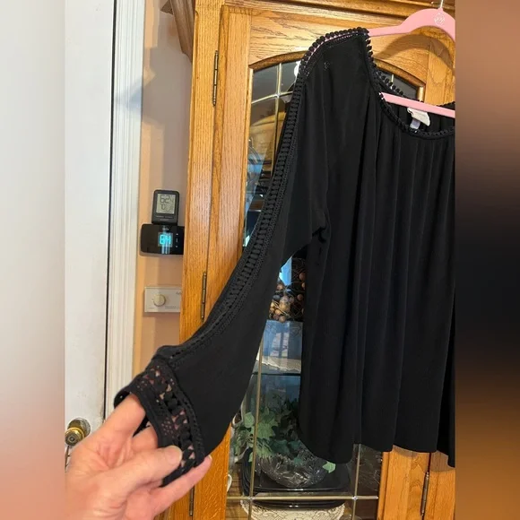 Solitaire/Anthro + Knox Rose Lot (2) Tops 2X - Picture 9 of 16